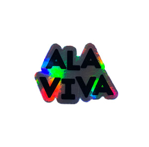 Holographic Ala Viva Sticker