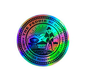 Holographic Peddie Seal Sticker